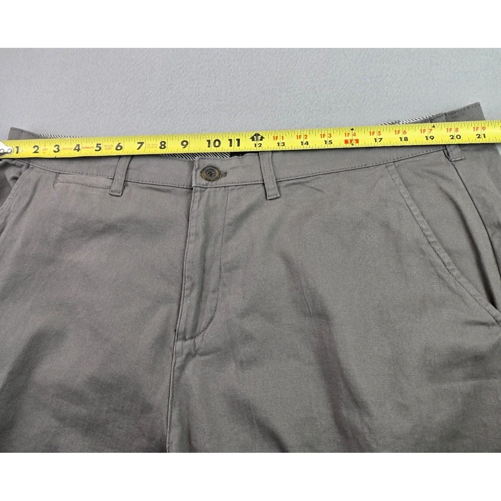 JACHS New York Gray Chino Shorts Size 40 Stretch Casual Golf Summer Cotton - Picture 5 of 8